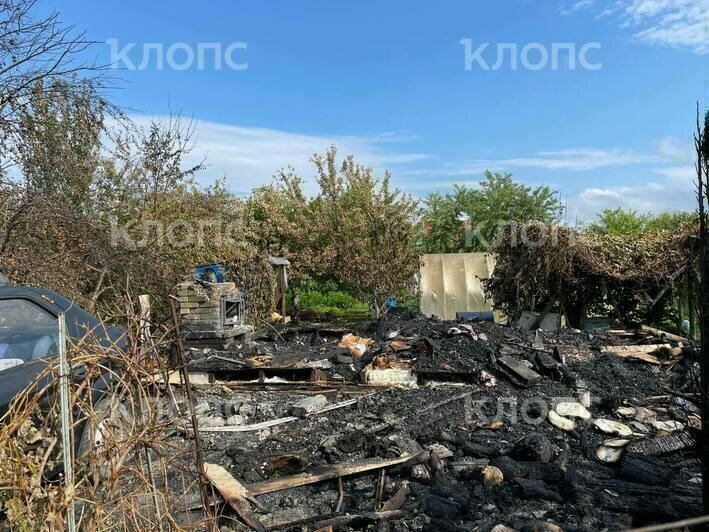 Место пожара | Фото: очевидец 