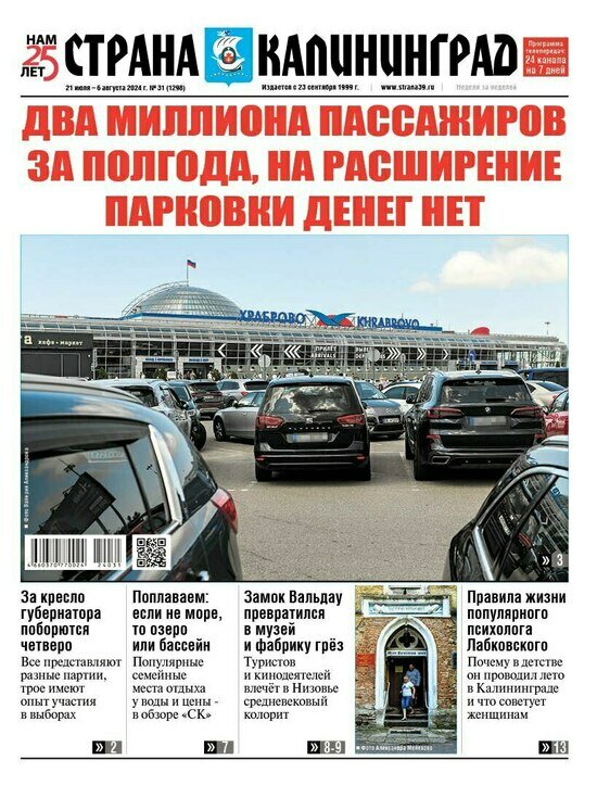 Пассажиров в Храброво — два миллиона за полгода, а денег на расширение парковки нет: читайте в газете «Страна Калининград» - Новости Калининграда