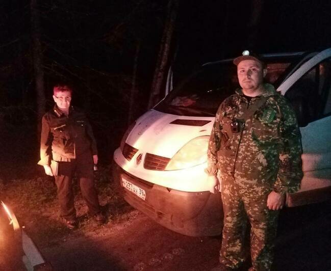 В Славском районе задержали «чёрного лесоруба» (фото) - Новости Калининграда | Фото: пресс-служба минприроды Калининградской области