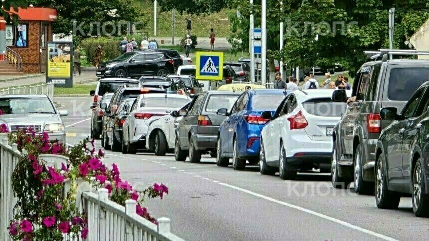 Из-за аварии в Приморске на нескольких маршрутах рейсовые автобусы выбились из расписания - Новости Калининграда | Фото: очевидец