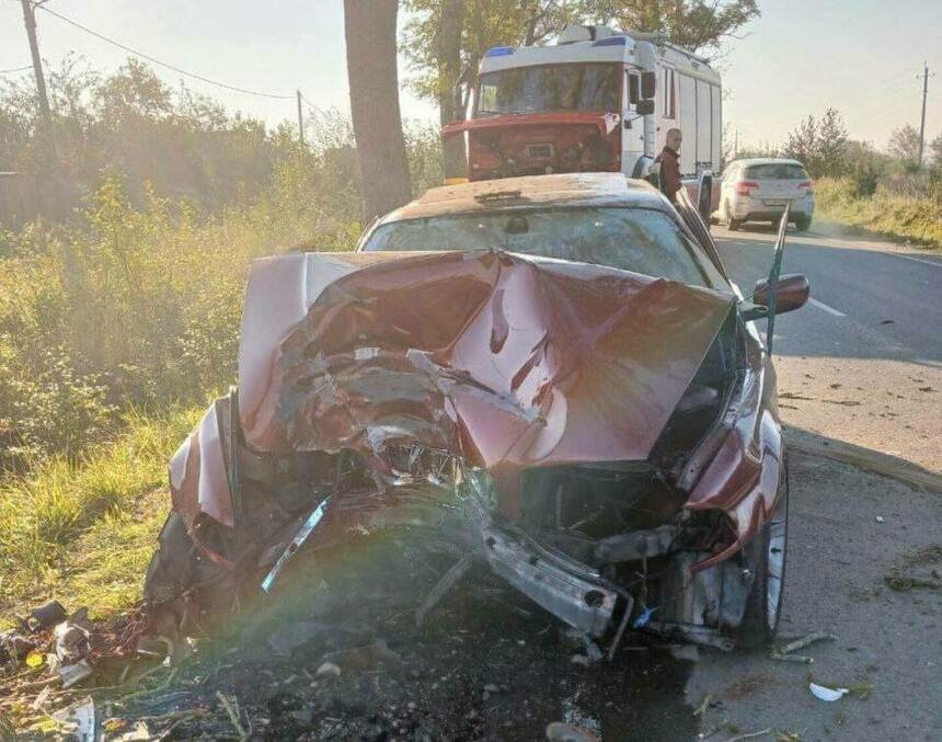 Место ДТП | Фото: ГУ МЧС по Калининградской области 