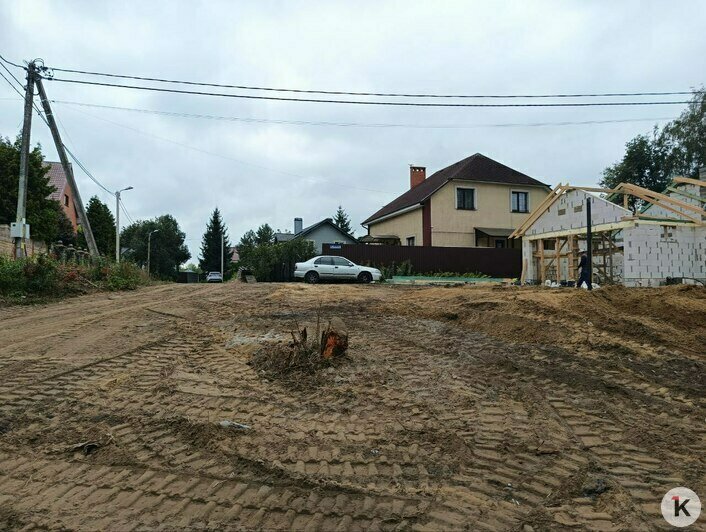 В Калининграде на улице Изумрудной уничтожили зелень (фото) - Новости Калининграда | Фото: очевидец