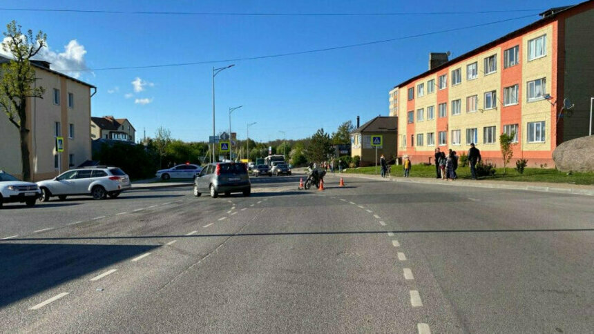 Фото с места ДТП в Гурьевске | Фото предоставила пресс-служба регионального УМВД