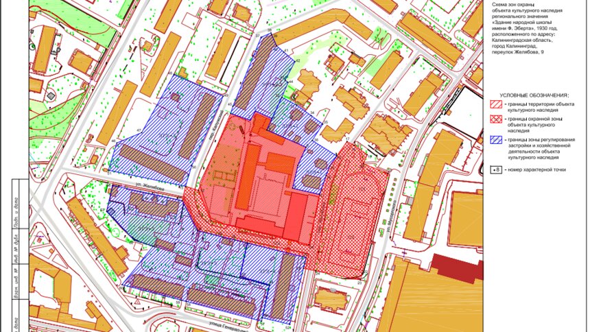 На Желябова решили увеличить охранную зону возле кадетского корпуса, расположенного в старинном доме с часами  - Новости Калининграда | Скриншот акта экспертизы