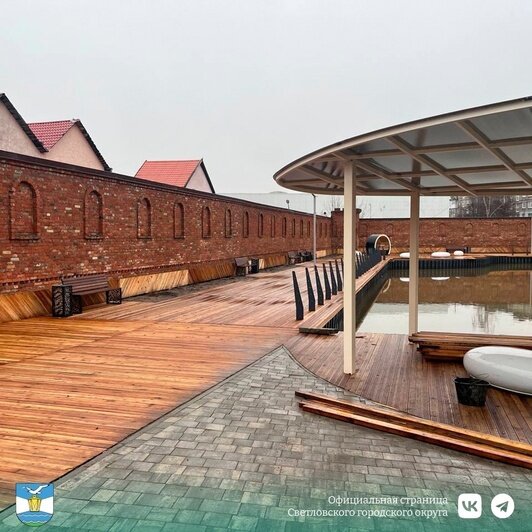 «Атмосфера волшебства и вдохновения»: в Светлом почти завершились работы по благоустройству Библиотечного пруда (фото) - Новости Калининграда | Фото: администрация Светловского городского округа