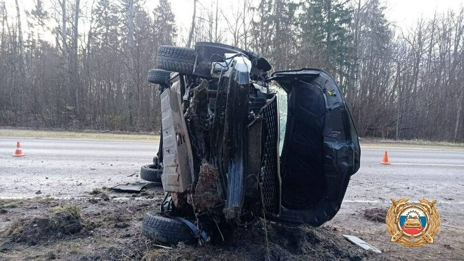 Место ДТП | Фото: ГИБДД по Калининградской области