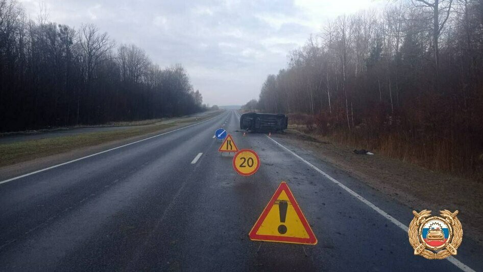 Место ДТП | Фото: ГИБДД по Калининградской области