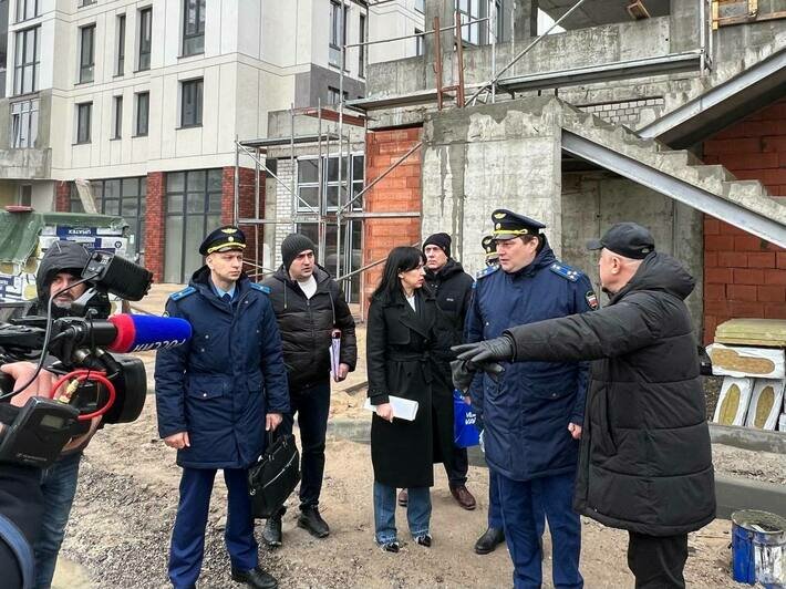 В прокуратуре заявили, что строящаяся на Сельме высотка находится в «реестре проблемных объектов»  - Новости Калининграда | Фото: прокуратура