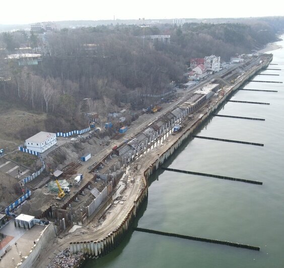 Старый новый променад: в «Балтберегозащите» заявили, что набережная в Светлогорске готова на 47% (фото)  - Новости Калининграда | Фото: ГБУ КО «Балтберегозащита»