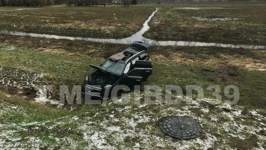 Под Гвардейском машина разогналась и вылетела в кювет, пострадал ребёнок  - Новости Калининграда | Фото: пресс-служба УМВД по Калининградской области
