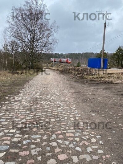 Рельсобус в Краснолесье  | Фото: очевидец 