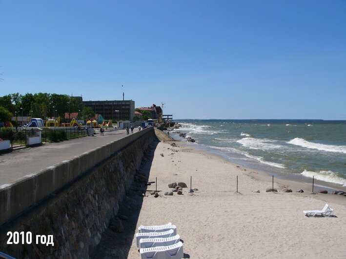 Вечная война с водой: в «Балтберегозащите» показали, как за 25 лет изменились пляж и набережная Зеленоградска (фото) - Новости Калининграда | Фото: ГБУ КО «Балтберегозащита»