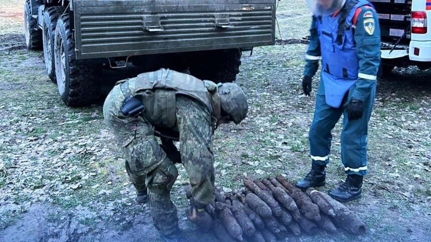 Залегали на глубине до 30 см: в окрестностях популярного пляжа под Балтийском нашли 1 278 взрывоопасных предметов (фото) - Новости Калининграда | Фото: администрация Балтийского городского округа