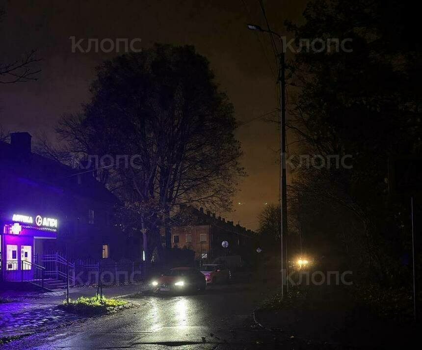 В Калининграде несколько улиц остались без освещения - Новости Калининграда | Фото: очевидец