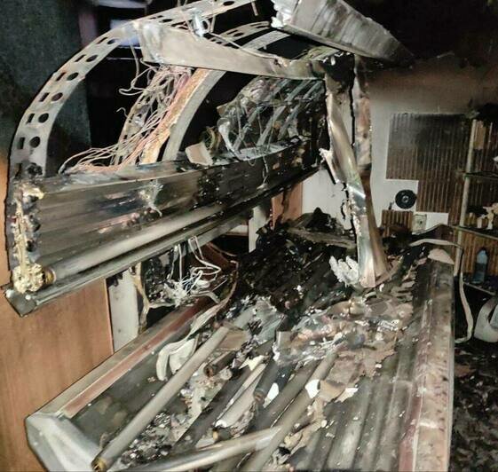 В фитнес-центре Советска, расположенного в жилом доме, загорелся солярий - Новости Калининграда | Фото: МЧС региона