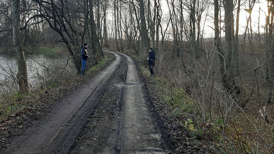 В Пионерском возле озера, где обустроили парк, нашли повреждения плотины - Новости Калининграда | Фото: ГБУ КО «Балтберегозащита»