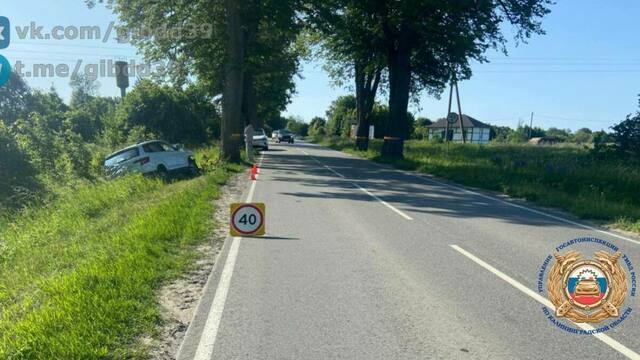 Не справился с управлением и врезался в дерево: в посёлке Поваровка произошло ДТП