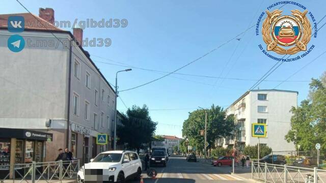 В Советске на улице Ленина водитель сбил пешехода, который переходил дорогу не по зебре
