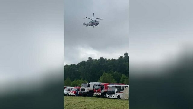 Лес осматривали с вертолёта: в Калининградской области прошли масштабные учения по поиску заблудившихся грибников (видео)  