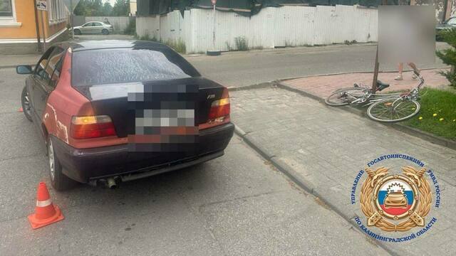 В Правдинске водитель сбил велосипедиста (фото)