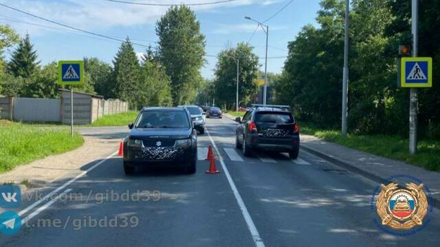 В Калининграде на Суворова водитель сбил пешехода на зебре