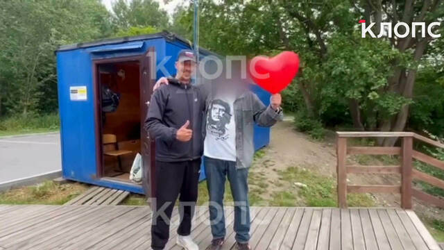 60-летний калининградец, едва не погибший на Пелавском озере, вышел из больницы и приехал поблагодарить спасателя (видео)  