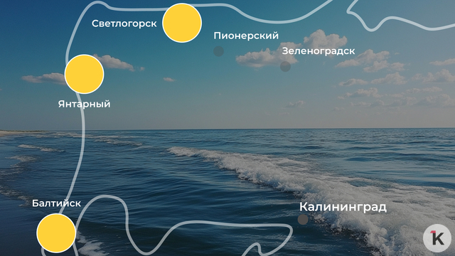 На двух пляжах можно купаться без ограничений: погода на калининградском побережье 1 августа  