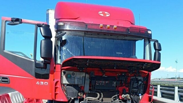  У водителя мобильной станции переливания крови, попавшей в ДТП в Калининграде, начался анафилактический шок от укуса осы (фото)