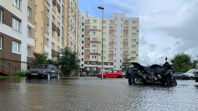 Калининград превратился в Венецию (фото, видео)