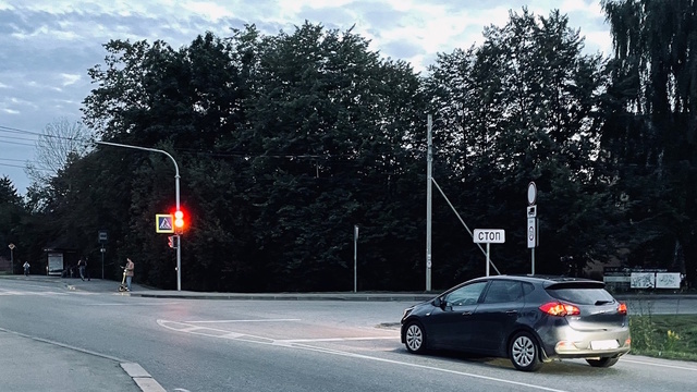 В Калининграде на Горького запустили ещё один светофор, но некоторые его не замечают (фото)