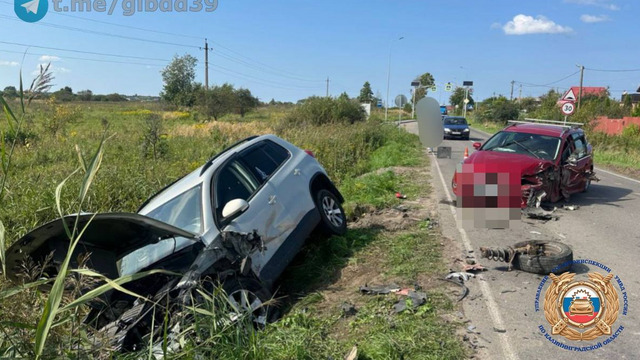 В ГАИ рассказали подробности аварии под Калининградом, где пострадал ребёнок