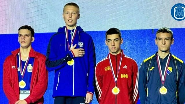 Спортсмена из Калининграда Матвея Шестакова признали лучшим боксёром чемпионата Балкан