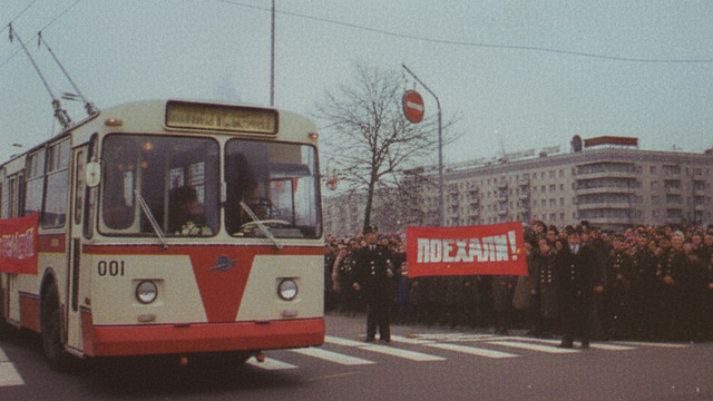 Как в 1975 году запускали первый троллейбус в Калининграде: архивные фото