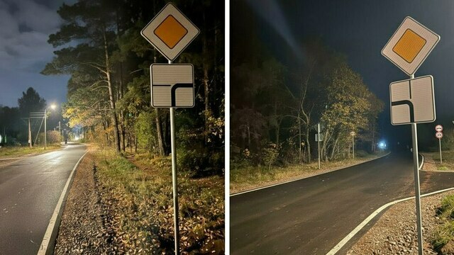 В Калининграде новый знак завёл водителей в лес (фото)
