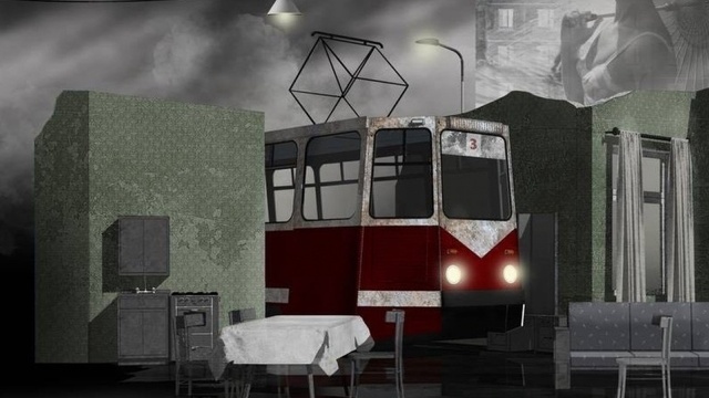 На сцене калининградского драмтеатра прошла премьера спектакля, в котором «сыграл» трамвай