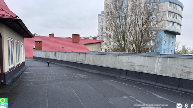 В средней школе Зеленоградска отремонтировали кровлю 