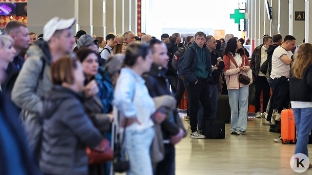 Снегопад парализовал аэропорт Пулково, задерживаются авиарейсы на Калининград (видео)  