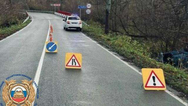 В Багратионовском районе машина вылетела с трассы в кювет, водитель в больнице