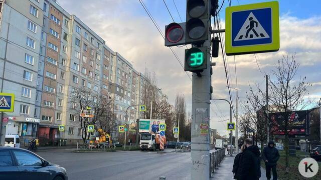 «Один говорит ехать, другой — стой»: в Калининграде светофоры вызвали хаос на дороге (видео)