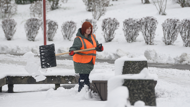 Когда зима приходит неожиданно: снег в Калининграде (фото)
