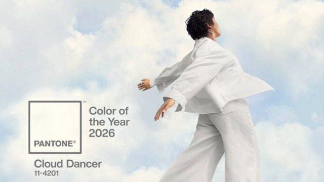 Cloud Dancer: институт цвета Pantone назвал главный цвет 2026 года 