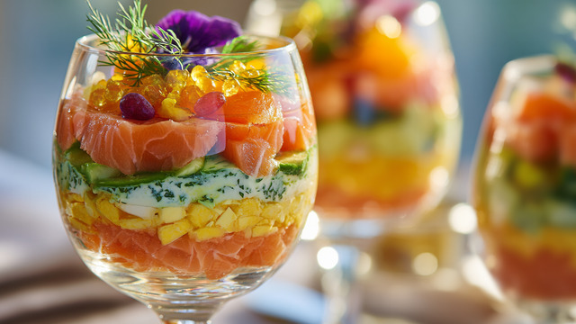 Домохозяйки поделились рецептами трёх салатов, сервировка которых идеальна для Нового года 