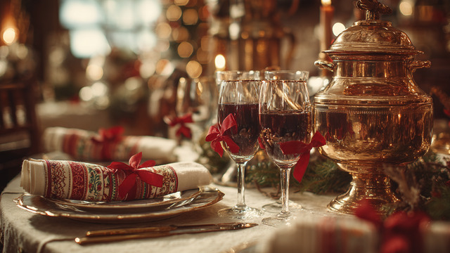 В тренде — русские мотивы: калининградцам рассказали, как стильно сервировать новогодний стол 