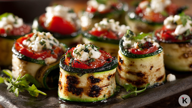 С курицей, кабачками и ветчиной: три простых рецепта закусок, которые эффектно украсят новогодний стол 