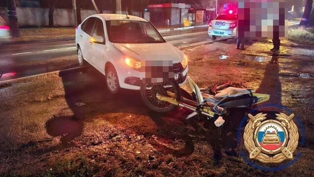 В Калининграде на Советском проспекте водитель LADA сбил мотоциклиста 2006 года рождения