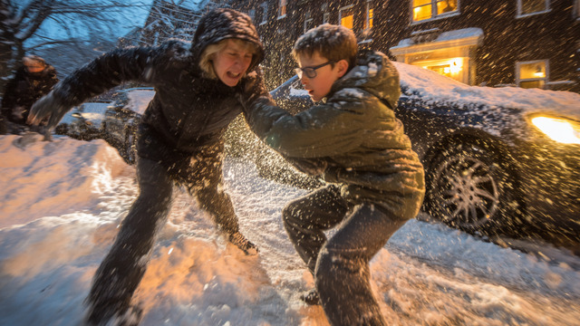 В Калининграде женщина довела мальчика до приступа астмы, затащив в подъезд из-за игры в снежки у её машины 