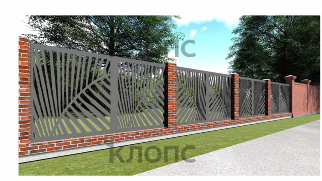 В мэрии показали, каким будет забор на Галицкого после ремонта улицы (эскизы)