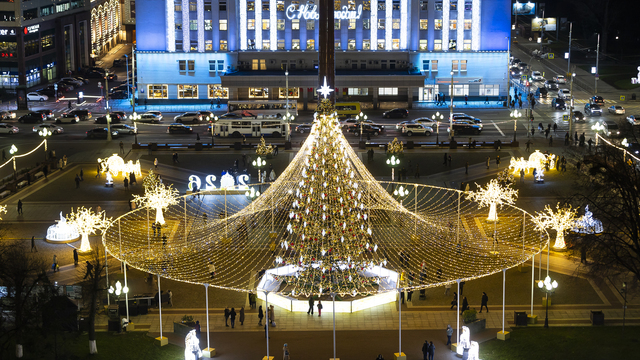 Дятлова рассказала, сколько Калининград потратил на украшение к Новому году