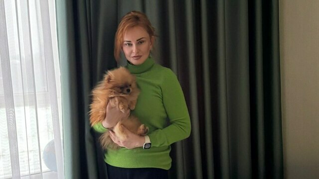 Калининградка спасла собаку,  взяв её из приюта в Курске