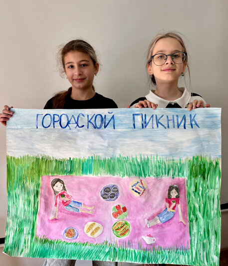 Белавина Мария и Шилова Дарья, ДЮЦ &quot;Московский&quot;, изостудия &quot;В мире форм и красок&quot;